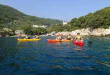 Sea kayaking in Tsagarada and East Pelion