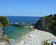 Limanaki : a natural harbor next to Milopotamos beach